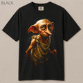  Hogwarts Dobby house elf shirt. Artistic fantasy elf with green eyes and pillowcase robe, magical wizard tee on soft garment-dyed black cotton.

dobby shirt, house elf tee, hogwarts fantasy shirt, wizard elf shirt, dobby graphic tee, fantasy house elf shirt, hogwarts shirt black, wizarding world tee, cute dobby shirt, magic elf graphic tee, black dobby shirt