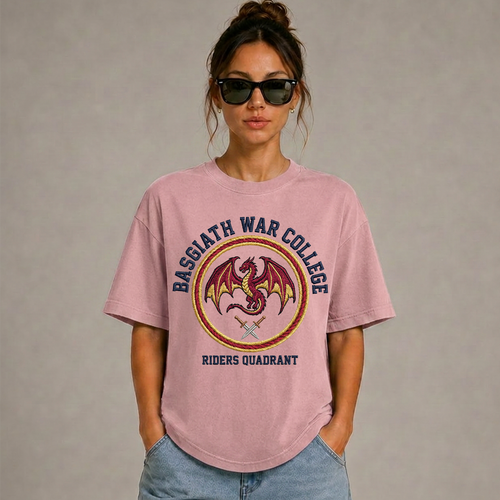 Basgiath War College Embroidered Look T-Shirt