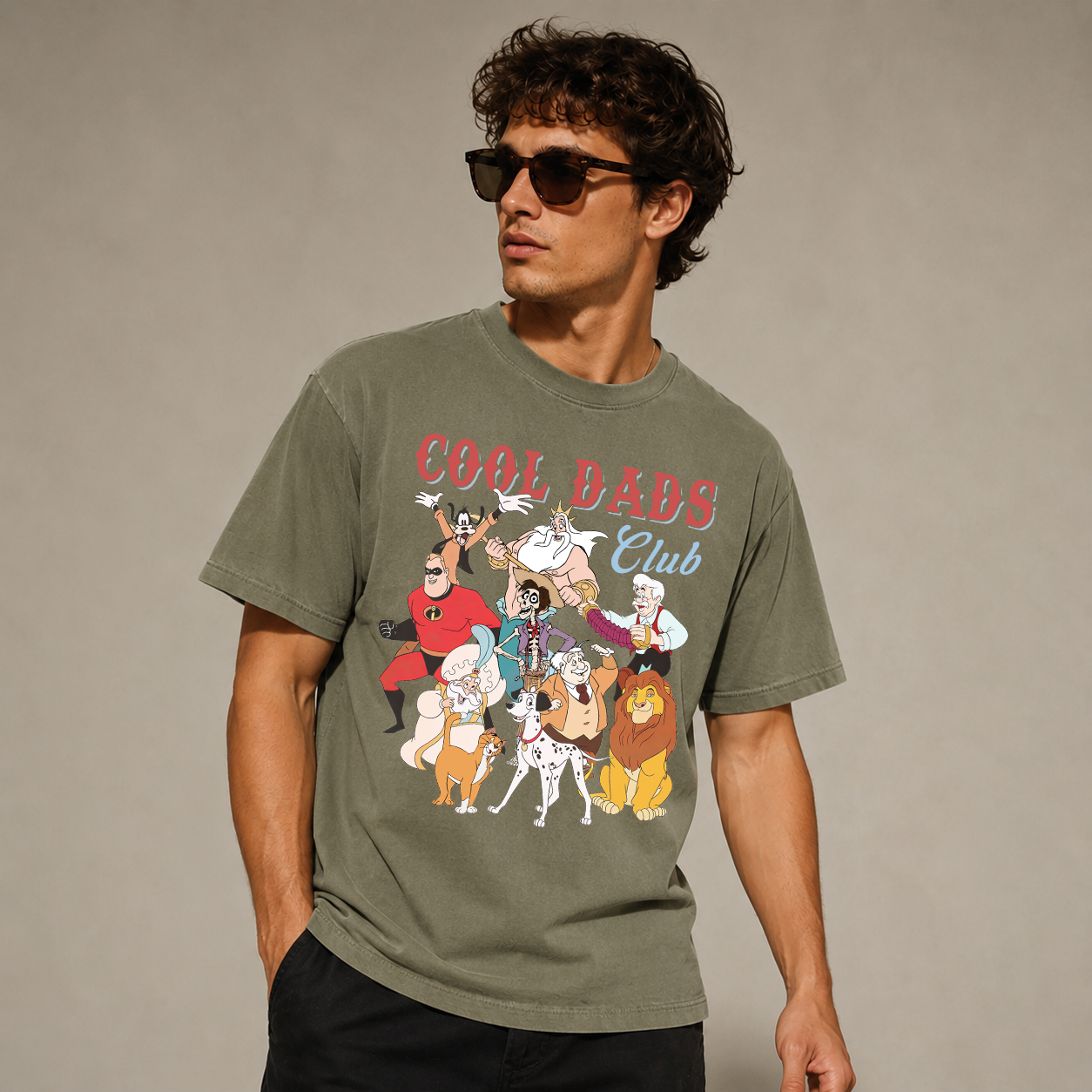Cool Dads Club Disney Fathers Graphic T-Shirt