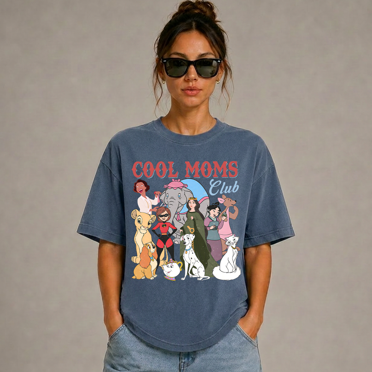 Cool Moms Club Disney Mothers Graphic T-Shirt