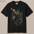 Captain Jack Sparrow Gun and Sword Pirate Graphic Tee