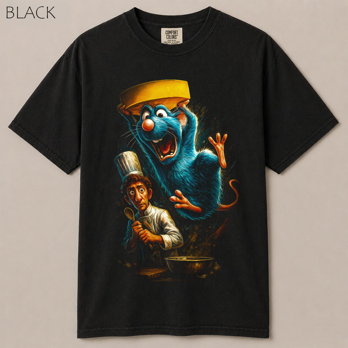 Ratatouille Movie Remy Linguini Cheese Chaos Graphic Tee
