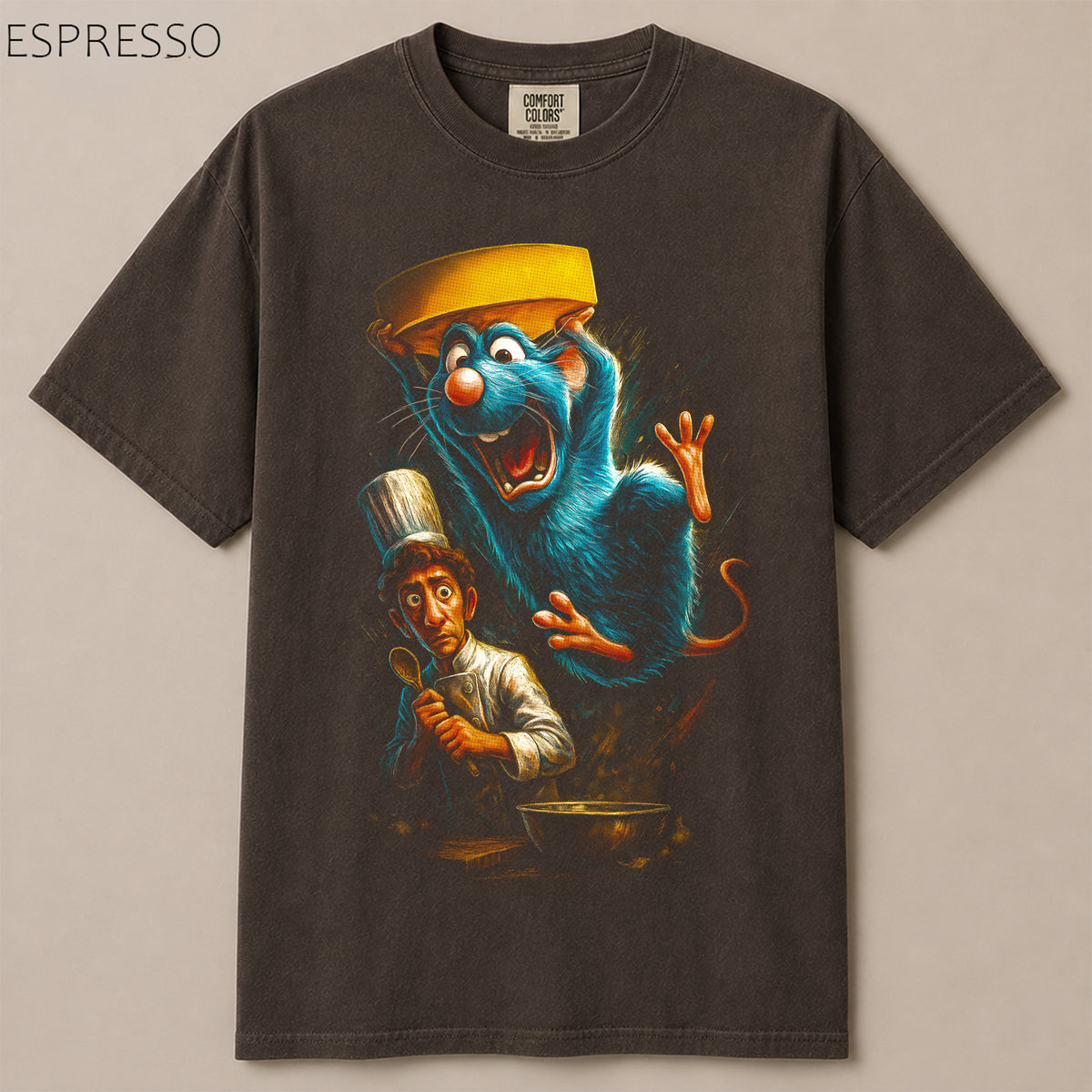 Ratatouille Movie Remy Linguini Cheese Chaos Graphic Tee