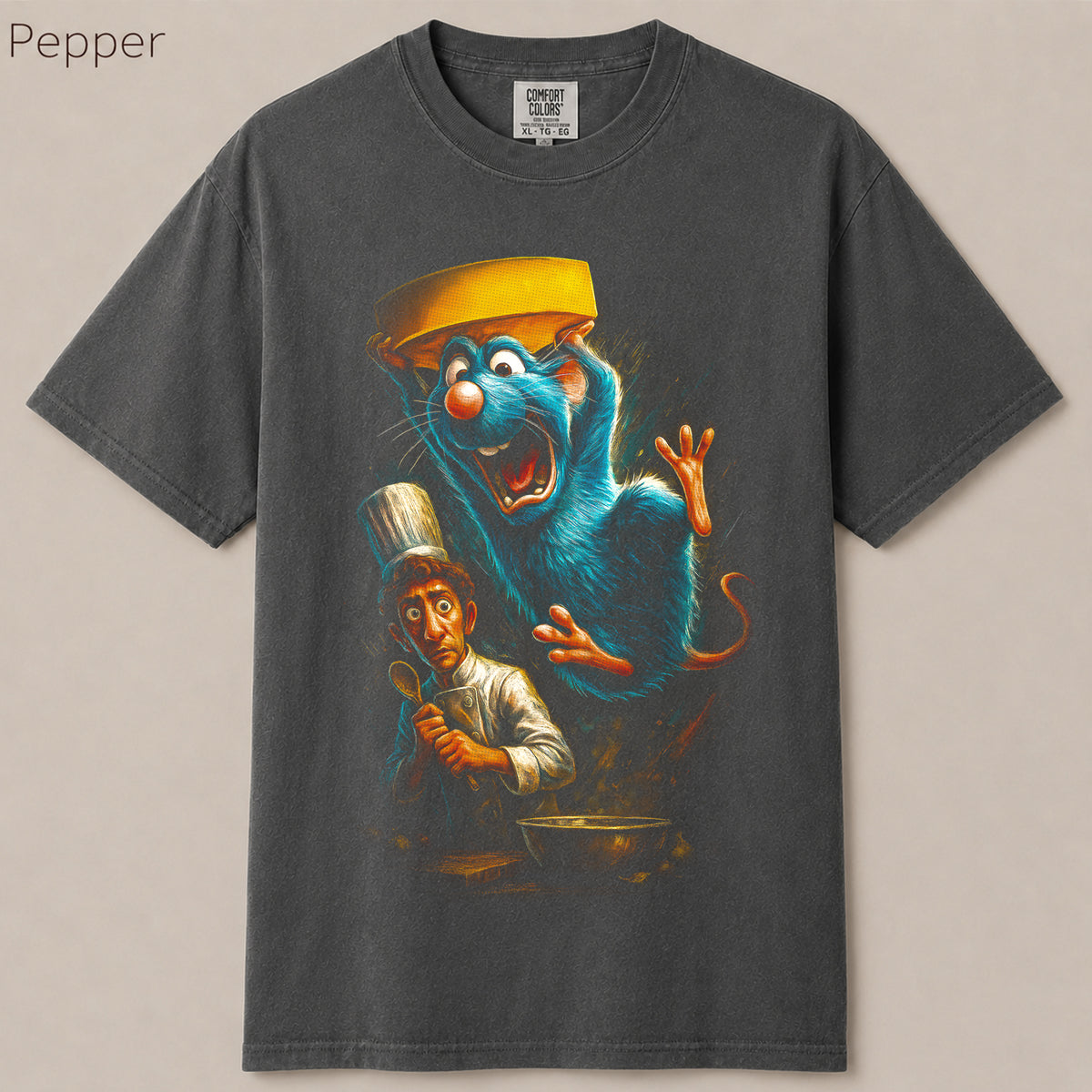 Ratatouille Movie Remy Linguini Cheese Chaos Graphic Tee