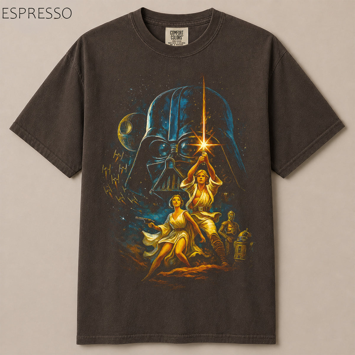 Dark Lord Rebel Heroes Epic Poster Graphic Tee