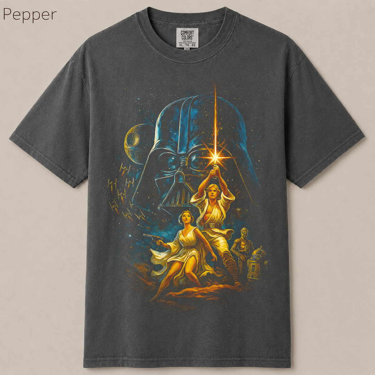 Dark Lord Rebel Heroes Epic Poster Graphic Tee